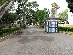 Un rincón de la Rambla entre la plaza de toros y el Parque García Sanabria.