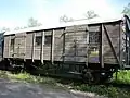 Vagón que transportó los restos de Edith Cavell de Dover a Londres.