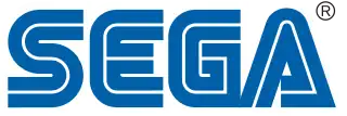 SEGA in pinstriped blue