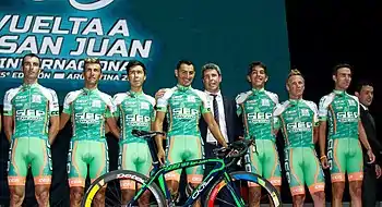 Equipo sanjuanino participante de la vuelta a San Juan