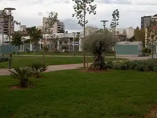 El parque de las Estaciones, que pertenece al distrito Norte.