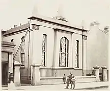 Gran sinagoga de Sidney en 1872.