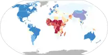 prevalence of modern birth control map