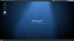 Sabayon Linux 6, con GNOME.