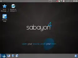 Sabayon Linux 4.0 con KDE.