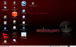 Sabayon Linux 3.4a, LiveDVD, GNOME