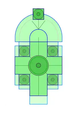 Esquema de las cubiertas