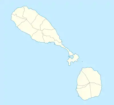 Isla de San Cristóbal ubicada en San Cristóbal y Nieves