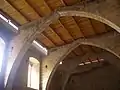 Sala de los arcos del Castillo de Maldá