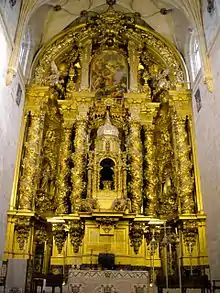 Retablo mayor de la iglesia del convento de San Esteban de Salamanca, de José de Churriguera, (1692).