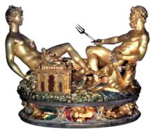 Salero de Francisco I de Francia, de Benvenuto Cellini (1539-1543).