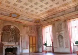 Decorado teatral para el château de Condé