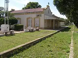 Estación de ferrocarril, hoy día actúa como museo regional