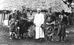 Mata'afa Iosefo y sus seguidores, 1902.