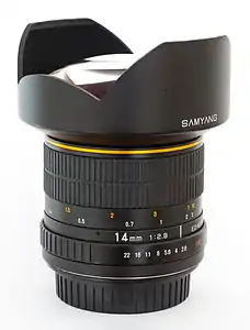 Samyang 14mm f/2.8 IF ED UMC.