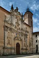 Fachada principal del monasterio, de estilo Barroco.