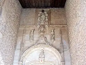 Detalle de la Puerta de Santiago