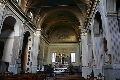 Interior de la iglesia