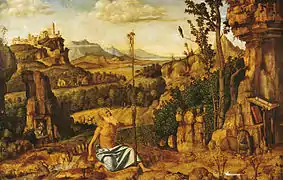 San Jerónimo en el desierto, de Cima da Conegliano