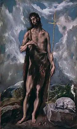 San Juan Bautista, hacia 1600, de El Greco