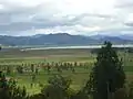 Panorámica de zona dedicada a la ganadería en inmediaciones a la laguna de Fúquene.