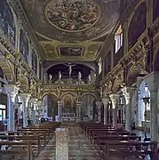 Interior de la iglesia de San Nicolò dei Mendicoli.