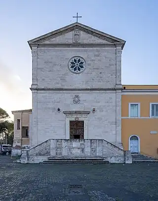 Iglesia de San Pietro in Montorio, y Academia a la derecha.