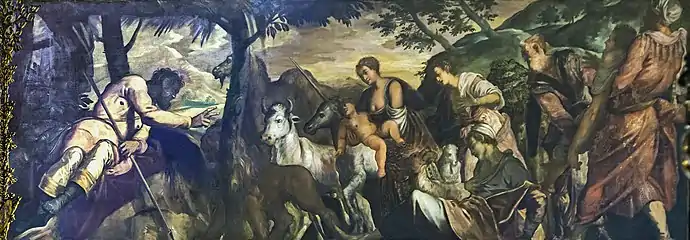 San Roque curando a los animales (1549)