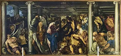Cristo sana al paralítico (1559)