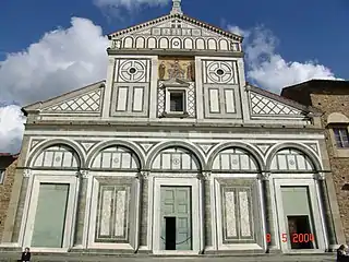 Fachada de San Miniato al Monte.