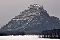 Vista del Hochosterwitz en invierno