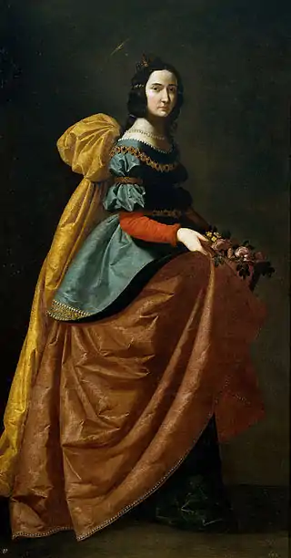 Santa Isabel de Portugal, Francisco de Zurbarán, c. 1635.