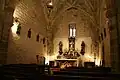 Interior de la iglesia.