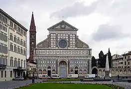 Fachada de Santa María Novella, de Alberti (1458-1478)