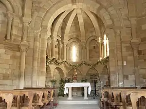 Interior de la iglesia