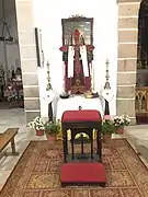 Imagen de la Santa Vera Cruz en la Parroquia de San Juan Bautista (Catedral de la Sierra) en Hinojosa del Duque (Córdoba)