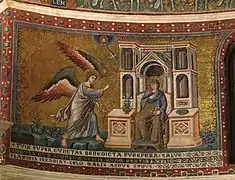 Anunciación de Santa María in Trastevere, Pietro Cavallini.