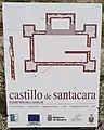 Plano de la planta del castillo