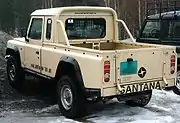 Santana pickup, derivado del Land Rover Defender