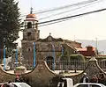 Templo de Santo Tomás Apóstol, patrón del pueblo.