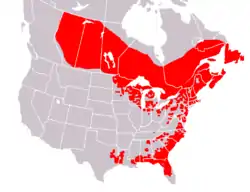 Sarracenia Distribución (todas las especies)