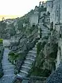 Escaleras del centro histórico de Matera