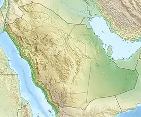 Isla Tarut ubicada en Arabia Saudita