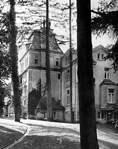 Friedrichsruh, el Antiguo Castillo (destruido en 1945), lugar de muerte de Otto von Bismarck