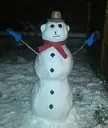 Muñeco de nieve en Alemania