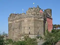 Muro de escudo del Schönburg.