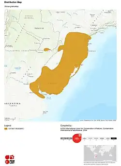 Distribución de Scinax granulatus