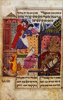 Nehemiah ben Amshal de Tabriz, El Libro de Moisés, manuscrito hebreo-persa, 1686.