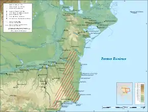 Аliobrix en el mapa de Escitia Menor