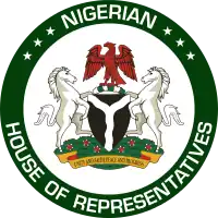 Sello de la Cámara de Representantes de Nigeria.